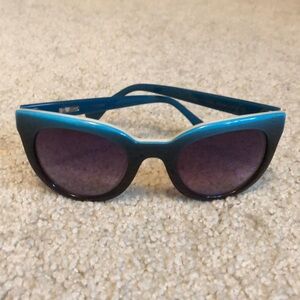 Derek Lam turquoise ombré sunglasses